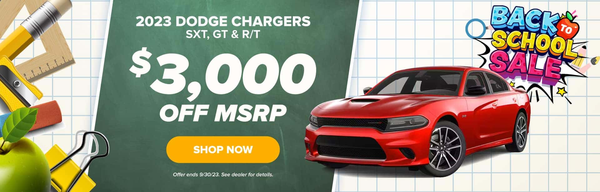 Sept Dodge Charger Special