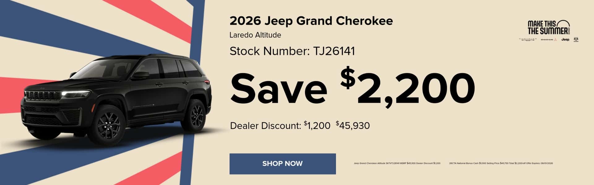 July Jeep Offer