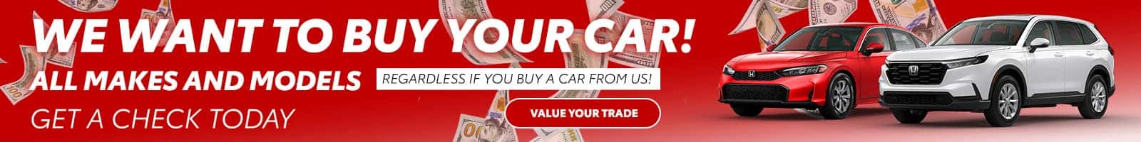 We Want Your Car