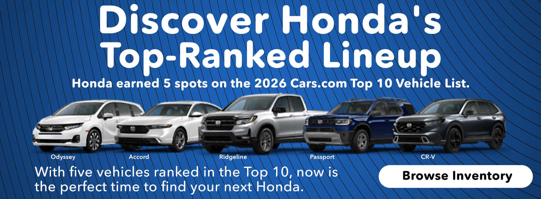 Top 5 Honda Models