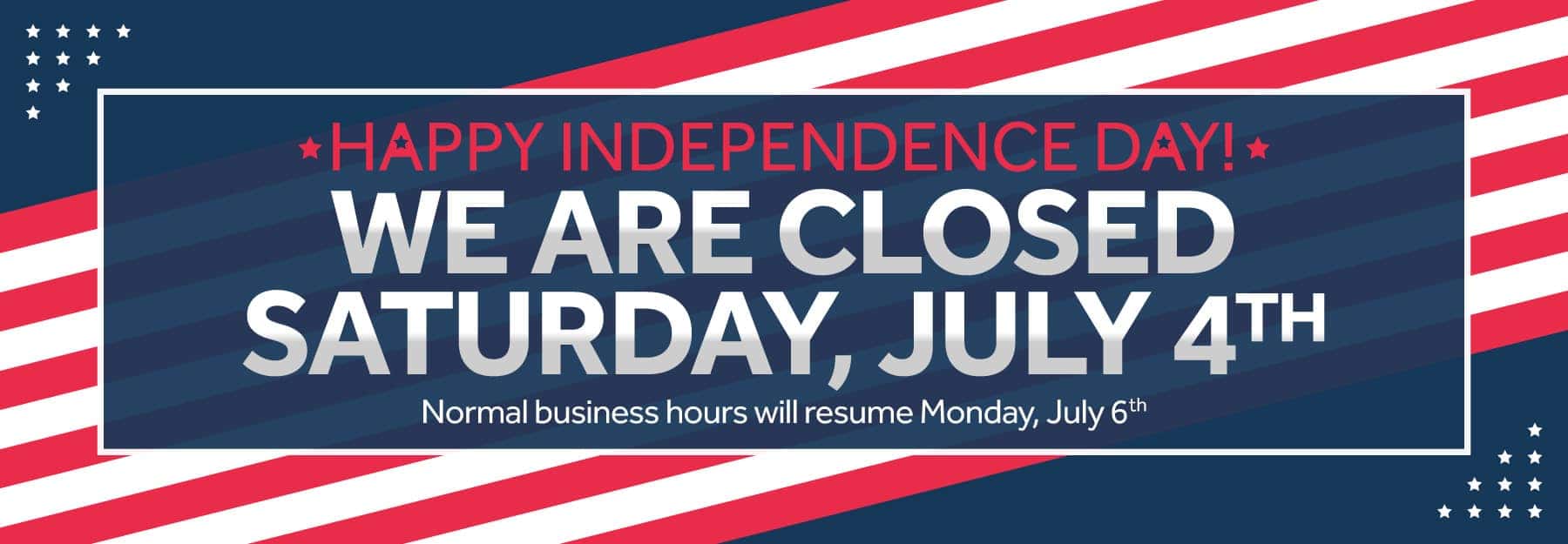 Closed July 4